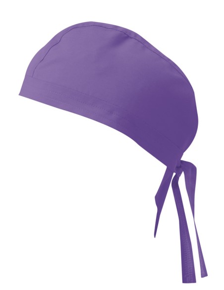 GORRO CON TIRAS. MORADO